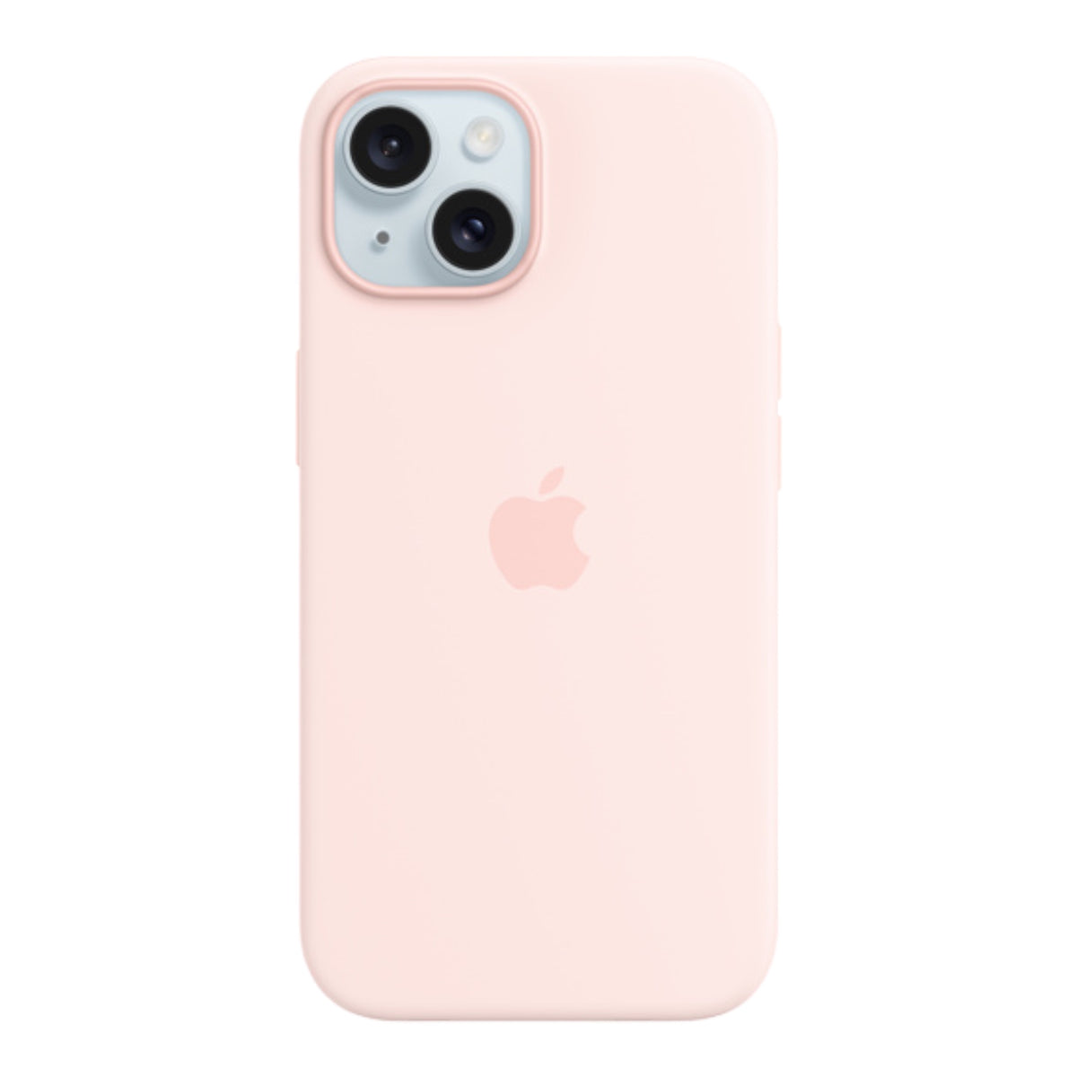 Estuche apple magsafe iphone 15 silicone color rosado
