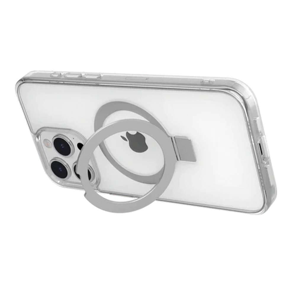Estuche switcheasy magstand iphone 15 pro max magsafe color transparente