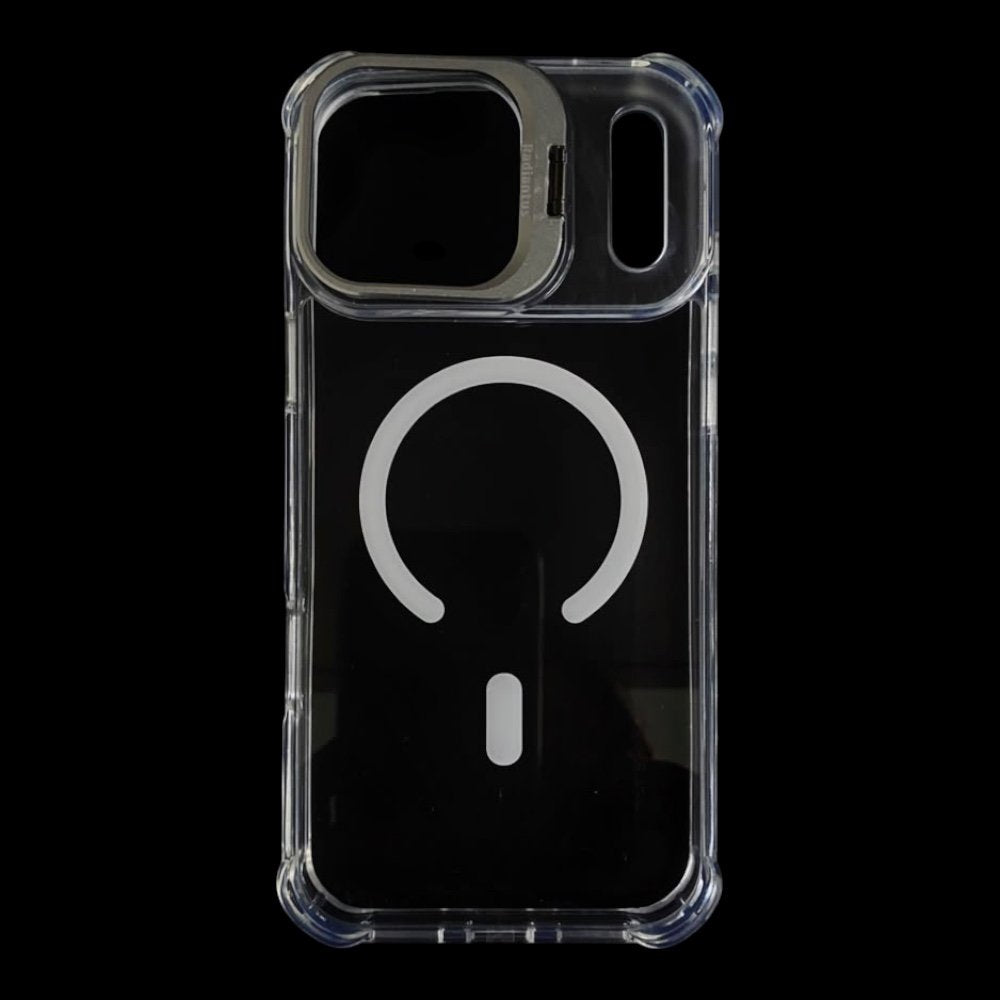 Estuche El Rey SheerForce con magsafe Iphone 17 pro bracket color transparente