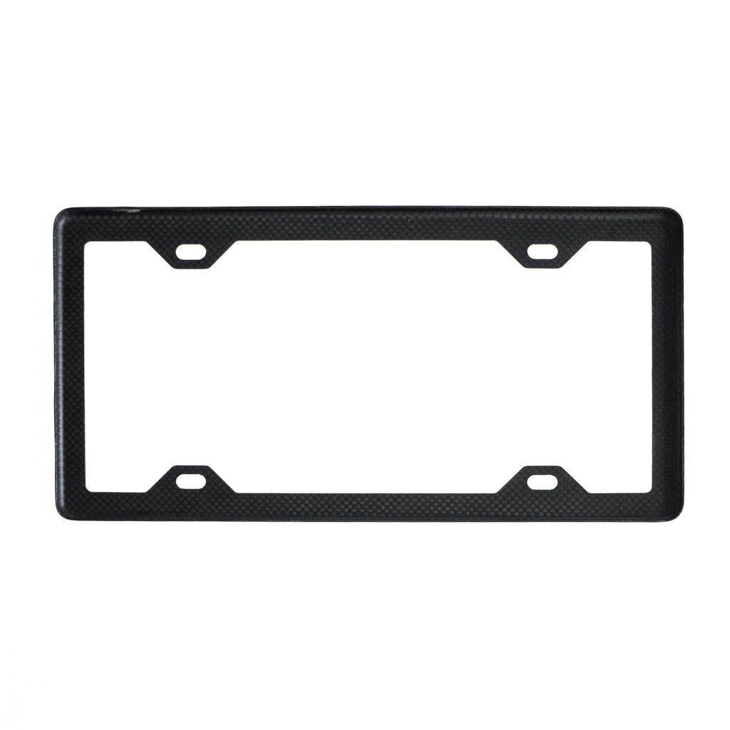 Accesorio El Rey Otro Porta Placa Trenzado Fibra Carbon — foto 2