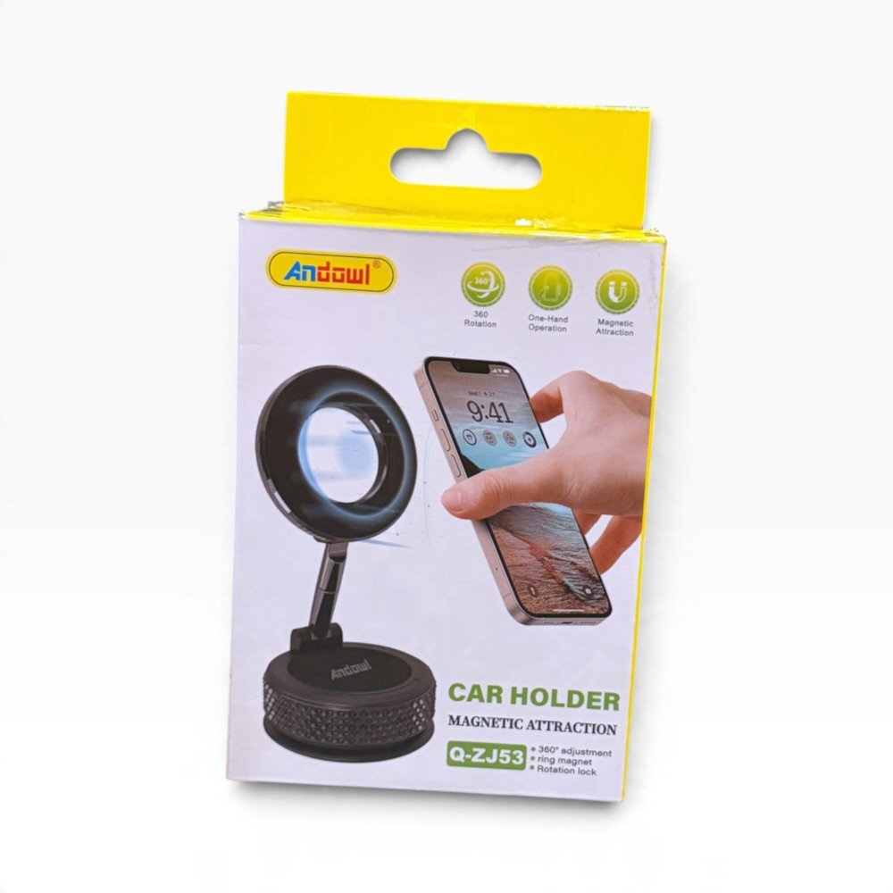 Holder Genérico para Carro con Brazo con Funcion MagSafe Q-zj53 color Negro
