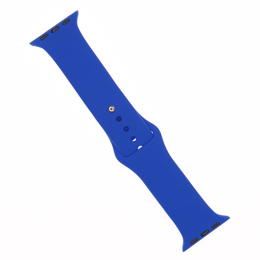 Accesorio El Rey Pulsera Silicon Apple Watch 42 / 44 Mm Color Azul