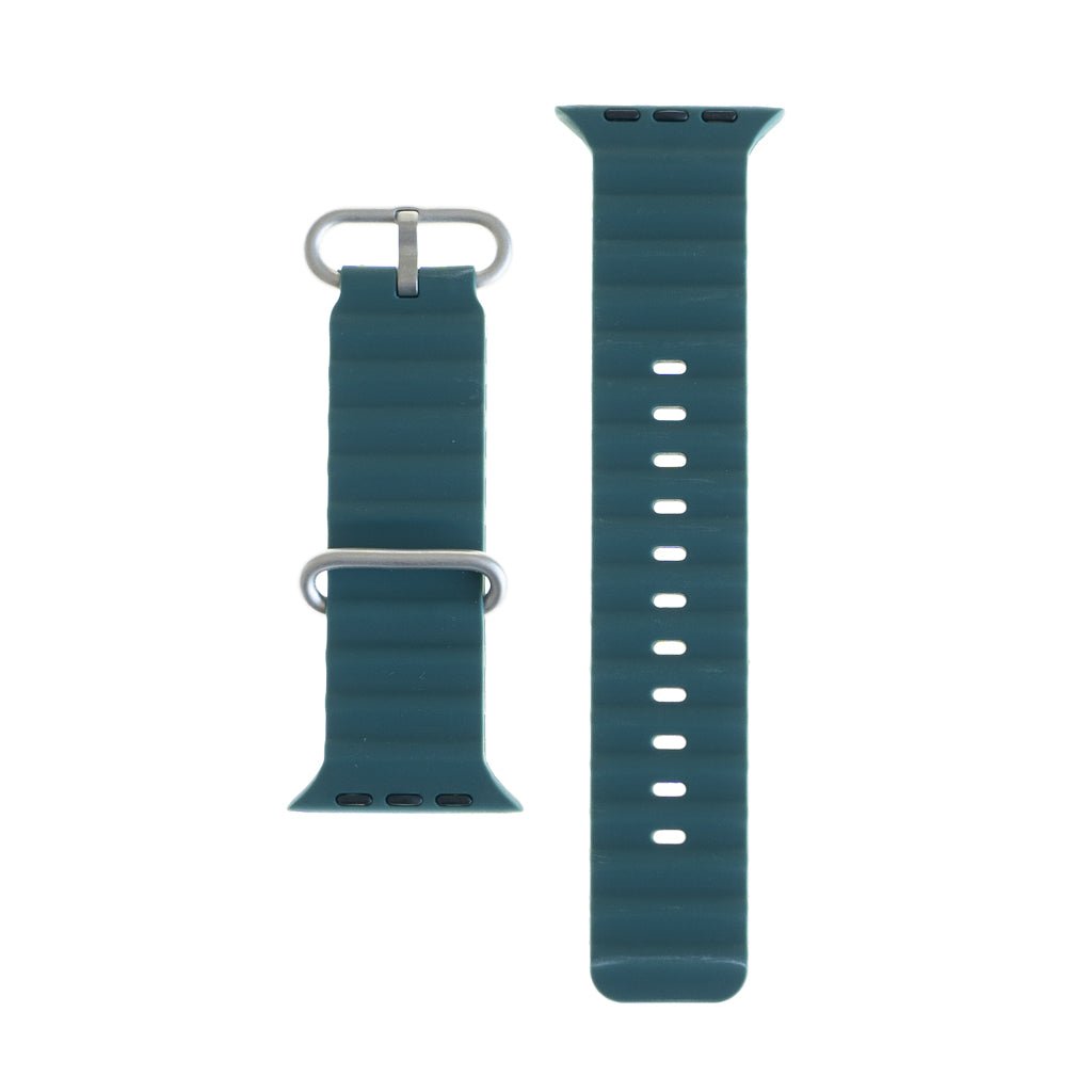 Accesorio El Rey Pulsera Silicon Ocean 42 / 44 / 49 Mm Verde Esmeralda