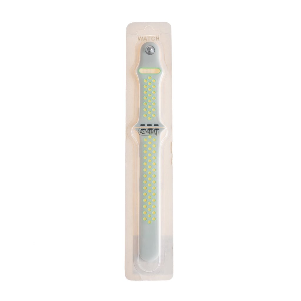 Accesorios El Rey Pulseras Tipo Nike Blanco Hueso / Verde Claro 42 Mm / 44 Mm / 45 Mm