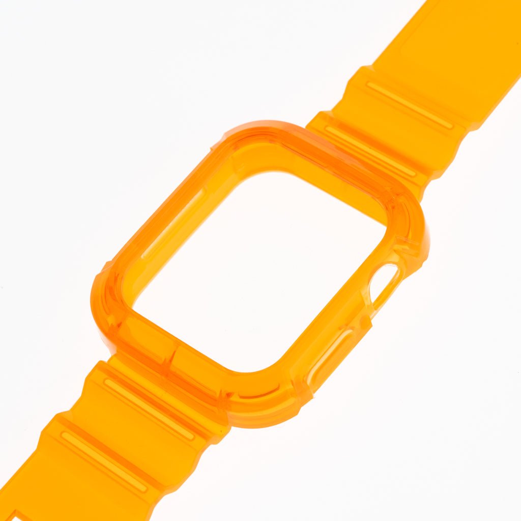 Accesorio Generico Pulsera con Bumper Rugged Apple Watch 44 Mm Color Naranja — foto 2