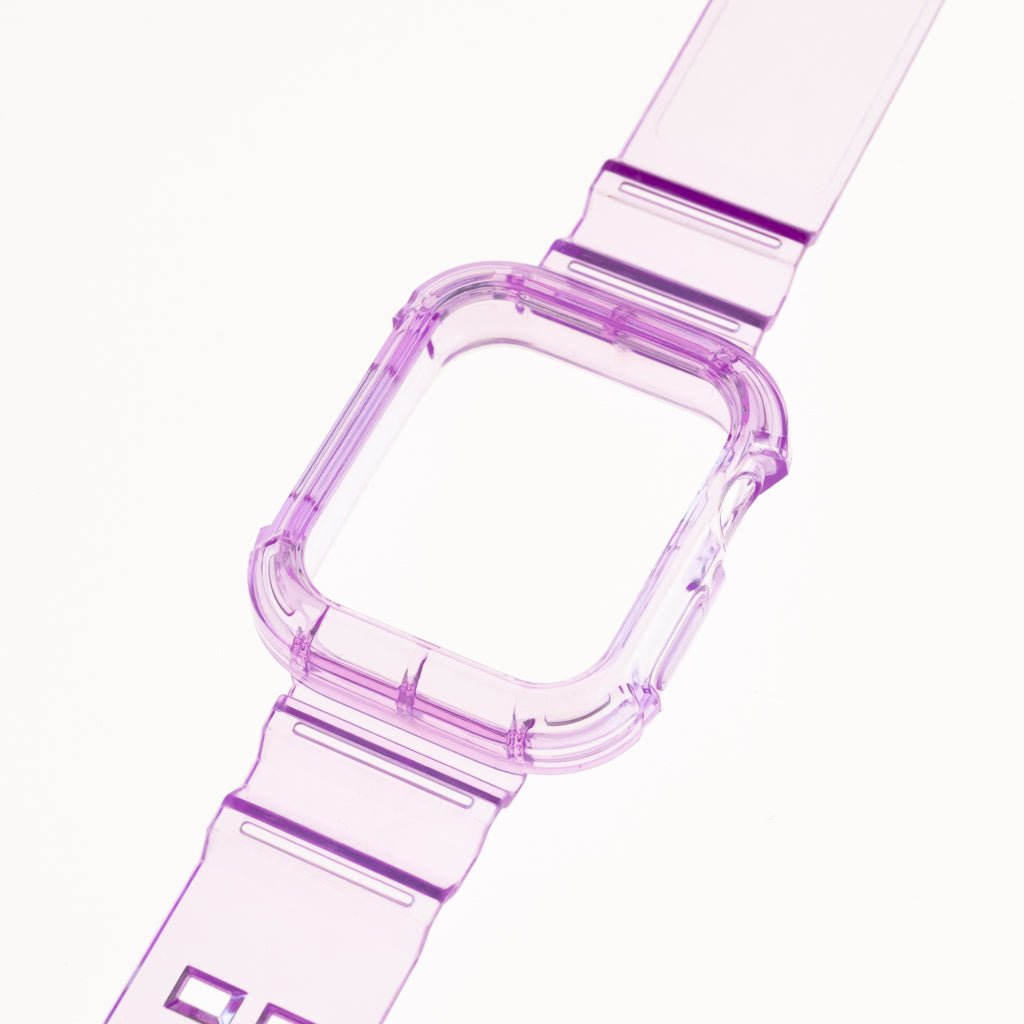 Accesorio Generico Pulsera con Bumper Rugged Apple Watch 45 Mm Color Morado — foto 2