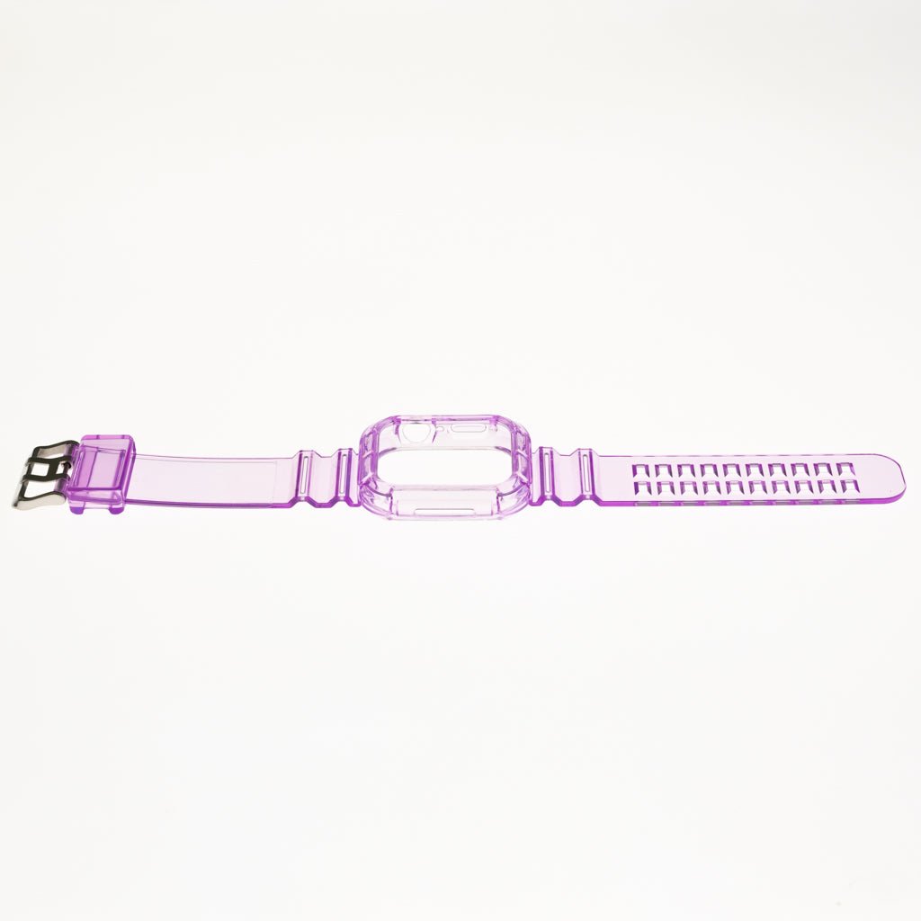 Accesorio Generico Pulsera con Bumper Rugged Apple Watch 45 Mm Color Morado — foto 3