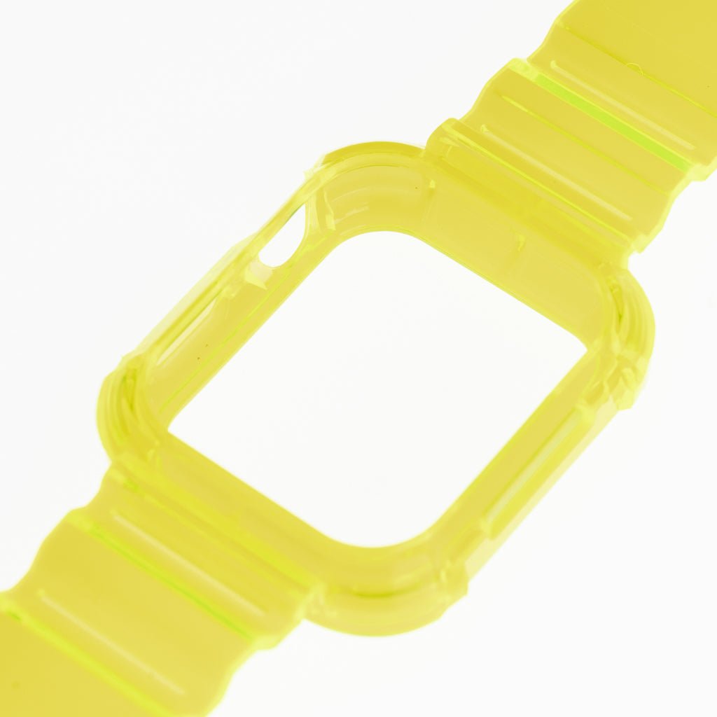 Accesorio Generico Pulsera con Bumper Rugged Apple Watch 45 Mm Color Verde Neon — foto 3