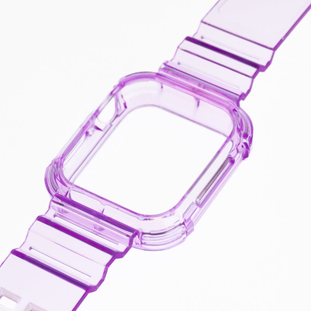 Accesorio Generico Pulsera con Bumper Rugged Apple Watch 42 Mm Color Morado — foto 3