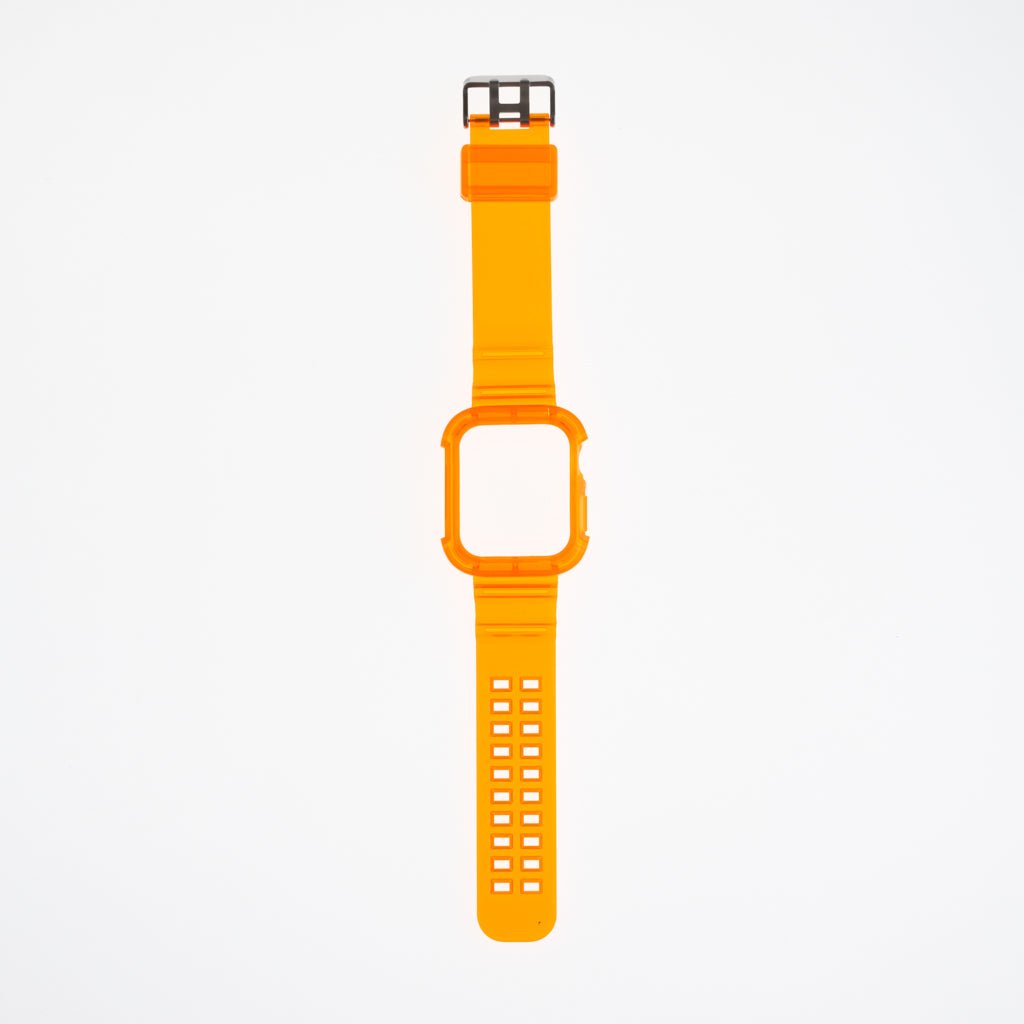Accesorio Generico Pulsera con Bumper Rugged Apple Watch 42 Mm Color Naranja