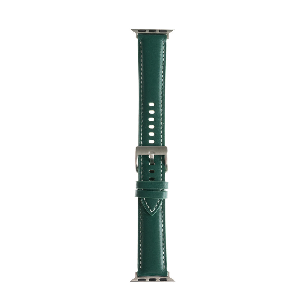 Pulseras Generico Tipo Cuero Verde 40 Mm