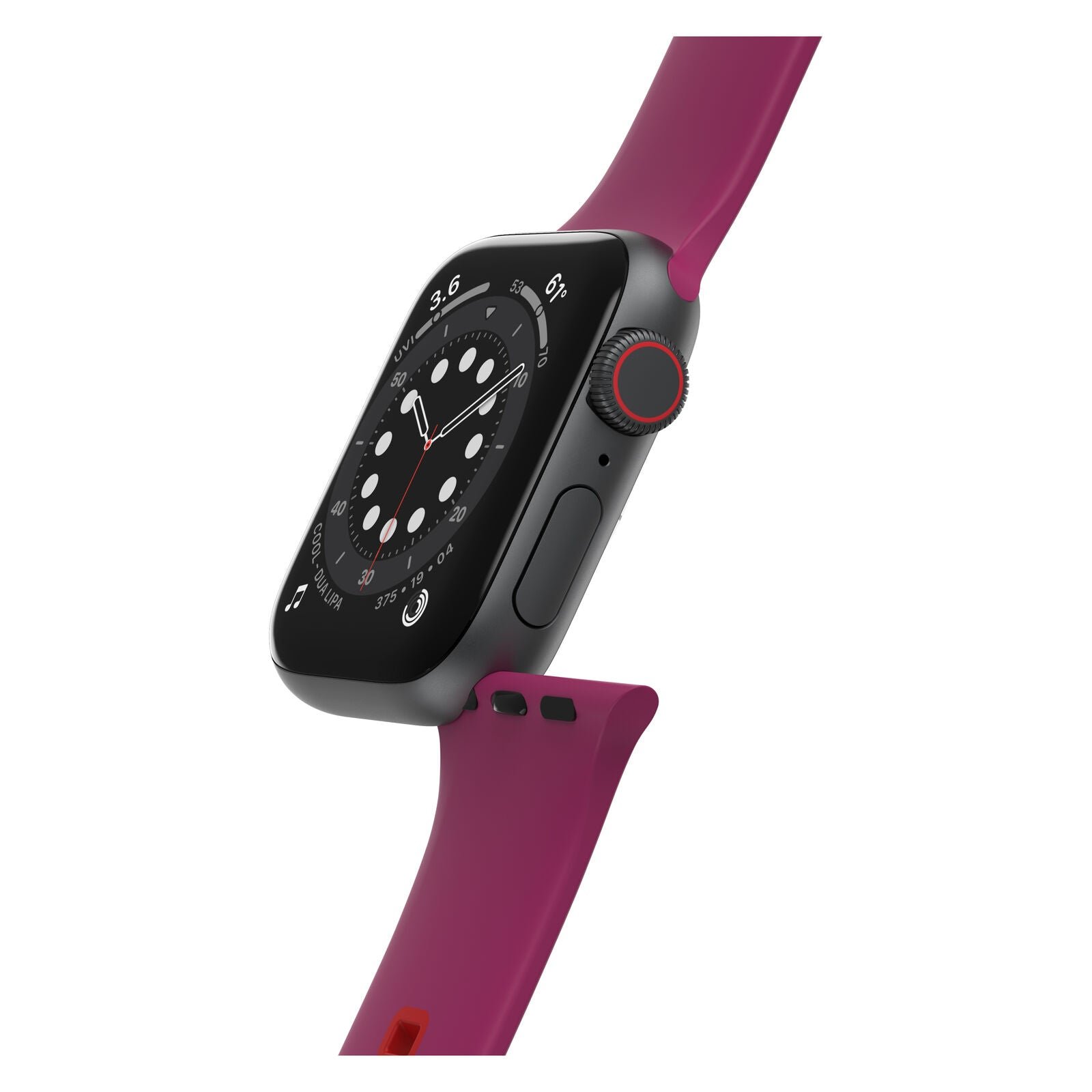 Accesorio OtterBox Pulsera Silicon All Day Band Apple Watch 38 / 40 / 41 Mm Color Fucsia / Rojo — foto 2