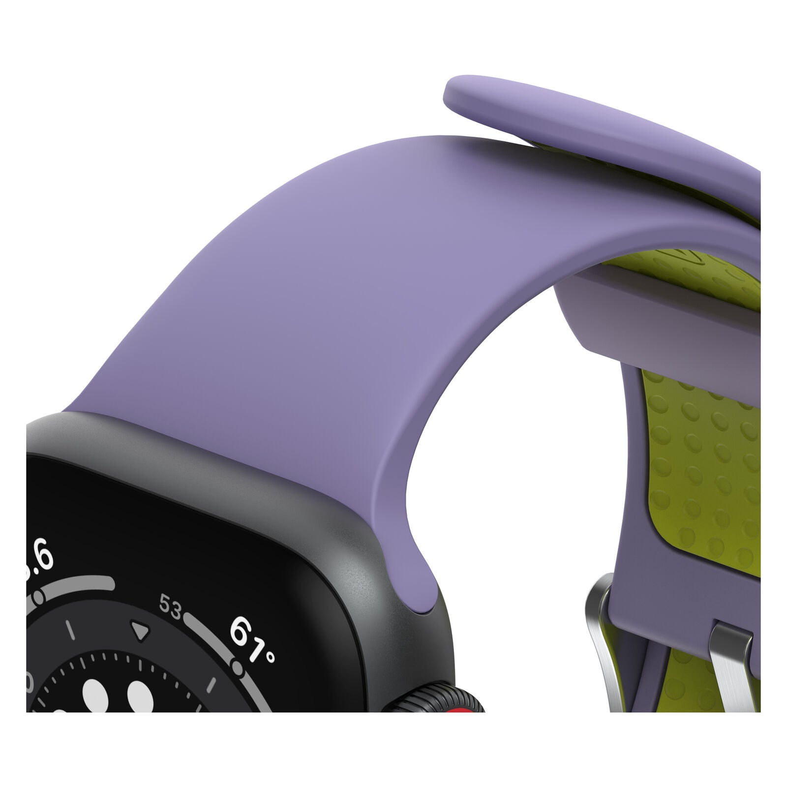 Accesorio OtterBox Pulsera Silicon All Day Band Apple Watch 38 / 40 / 41 Mm Color Lila / Verde Limon — foto 4