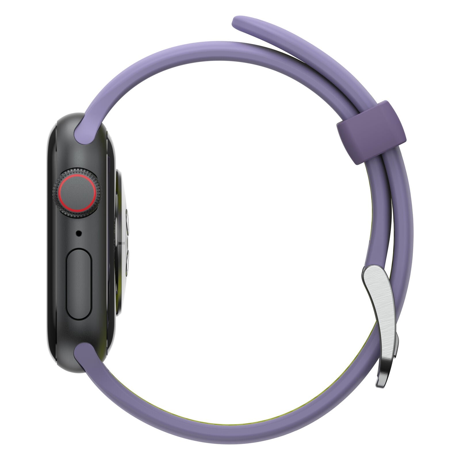 Accesorio OtterBox Pulsera Silicon All Day Band Apple Watch 42 / 44 / 45 Mm Color Lila / Verde Limon — foto 3