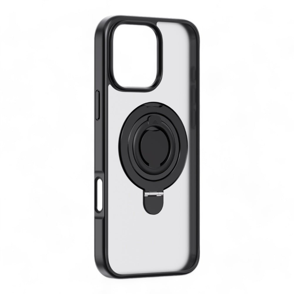 Estuche Devia MagSafe iPhone 16 Pro Delight Series Magnetic Case With Bracket Color Negro — foto 3