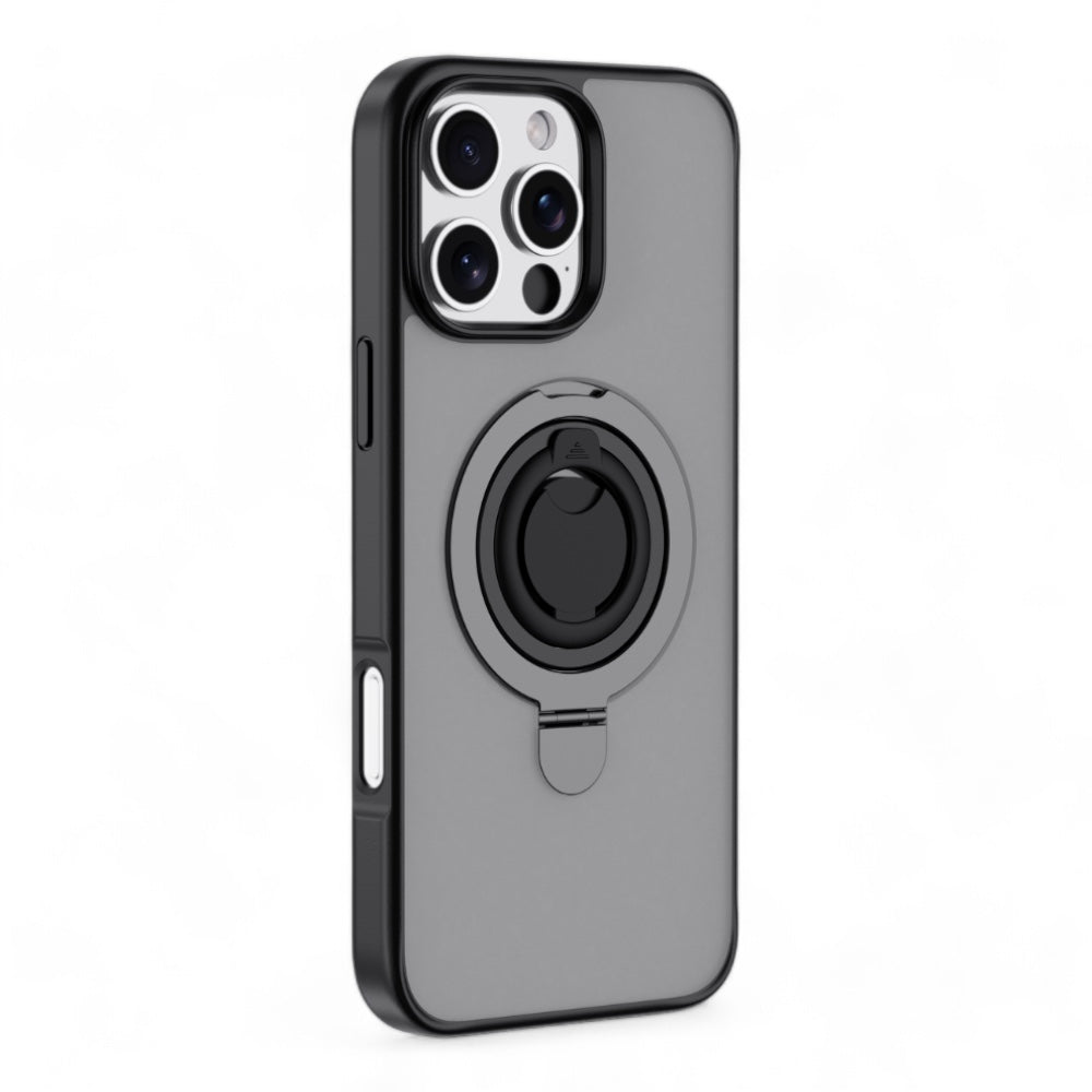 Estuche Devia MagSafe iPhone 16 Pro Delight Series Magnetic Case With Bracket Color Negro — foto 8