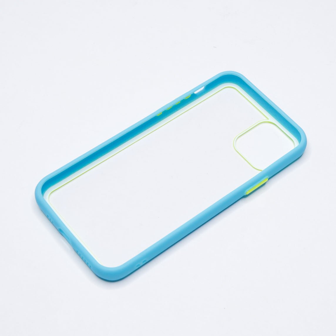 Estuche Transparente El Rey Apple iPhone 11 Pro Max Color Celeste / Transparente — foto 3