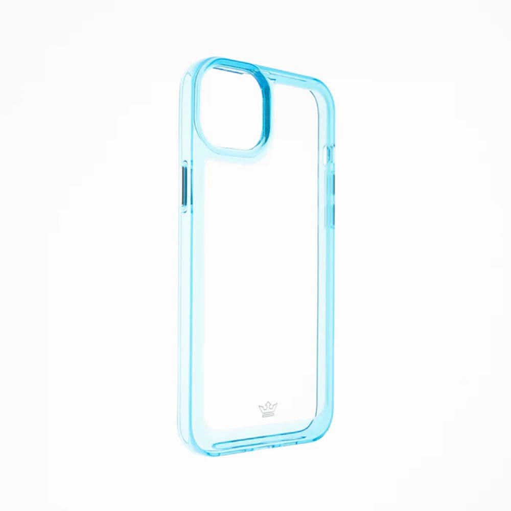 Estuche Transparente el Rey Marco de Apple iPhone 13 Pro Max Color Turquesa / Transparente — foto 3
