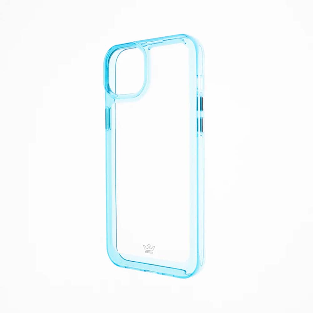 Estuche Transparente el Rey Marco de Apple iPhone 13 Pro Max Color Turquesa / Transparente — foto 5