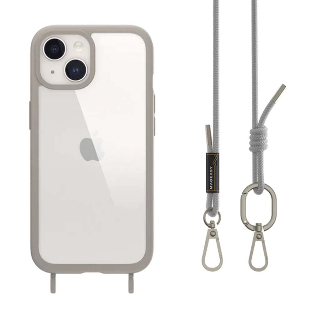Estuche SwitchEasy Roam iPhone 15 Roam + Strap Color Gris