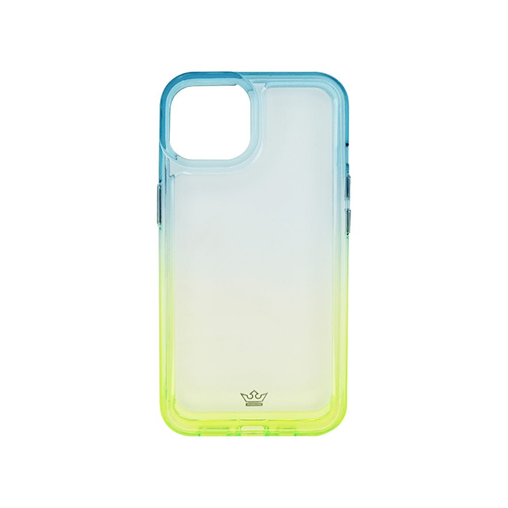 Estuche Clásico El Rey Degrade Apple iPhone 14 Pro Color Turquesa / Verde