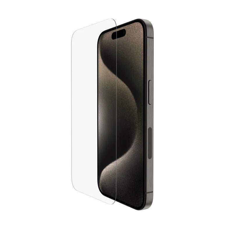 Vidrio Templado sin Marco Negro Color Transparente iPhone 14 Plus