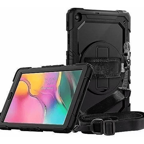 Estuche Tablets Genérico Heavy Duty Apple iPad 9.7 / Apple iPad Pro 9.7 / iPad Air 2 Color Negro — foto 2
