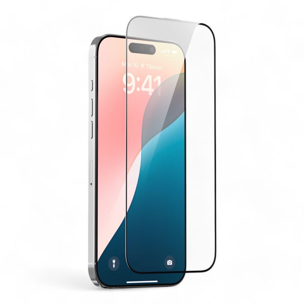 Protector Pantalla Devia Vidrio Templado iPhone 16 Plus Van Series Full Screen Anti-static Twice-tempered Glass Color Transparente