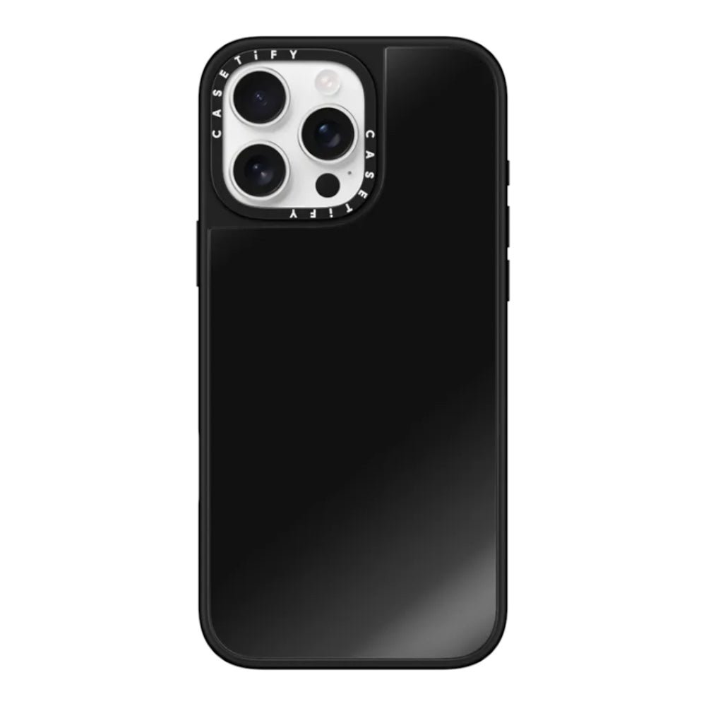 Estuche CASETiFY Mirror para iPhone 15 Plus - Negro