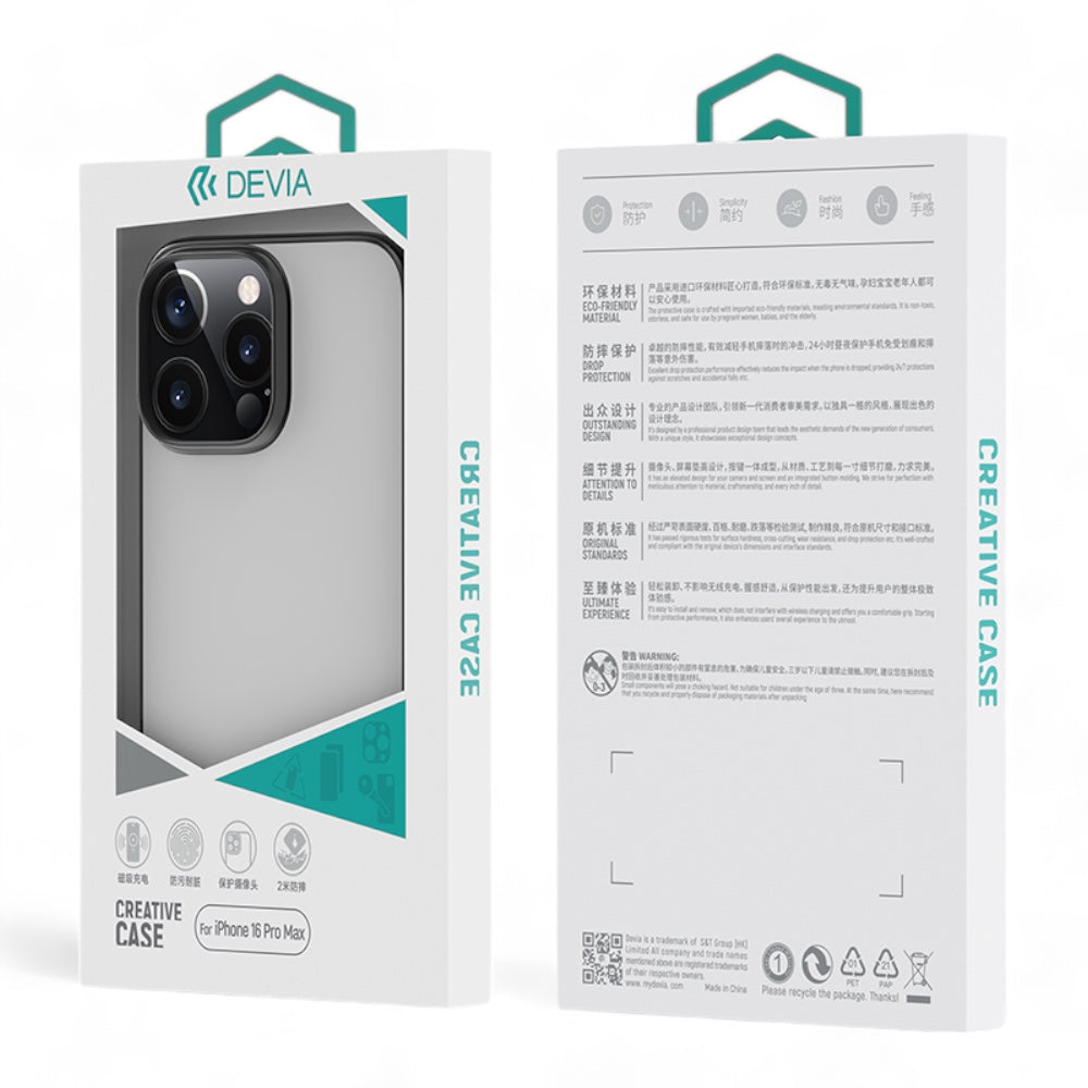 Estuche Devia Skin Glimmer para iPhone 16 Pro - Gris — foto 5