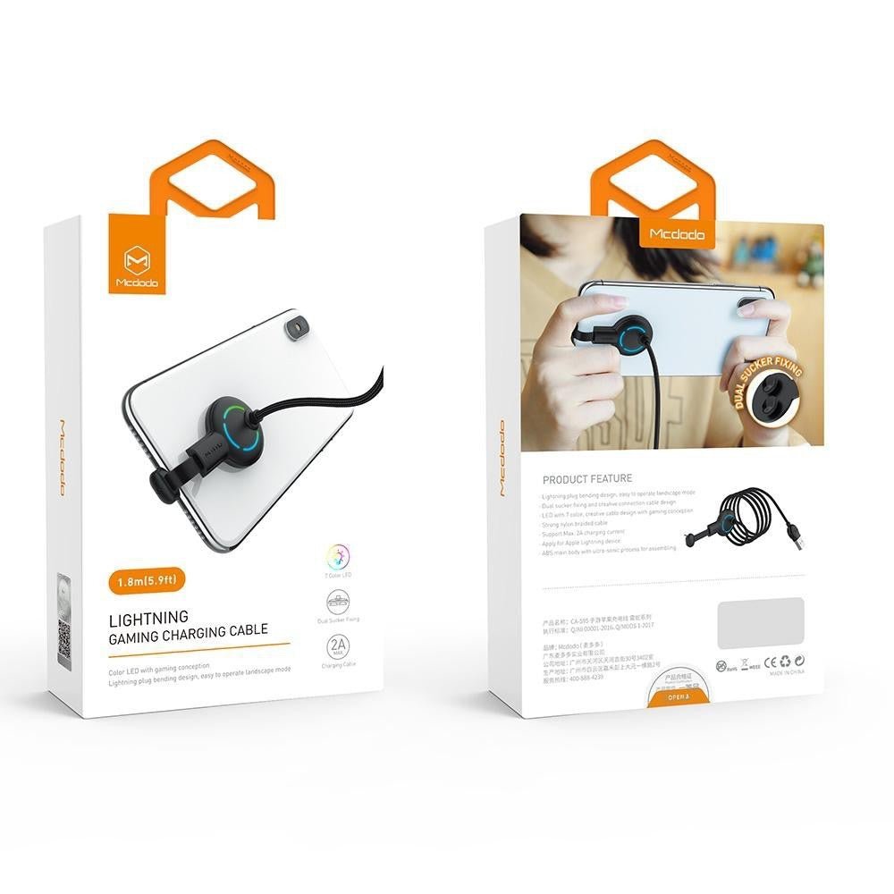 Cable McDodo Gaming Ca 5951 Lighting 1.5m Datode Carga de Sincronizacion — foto 2