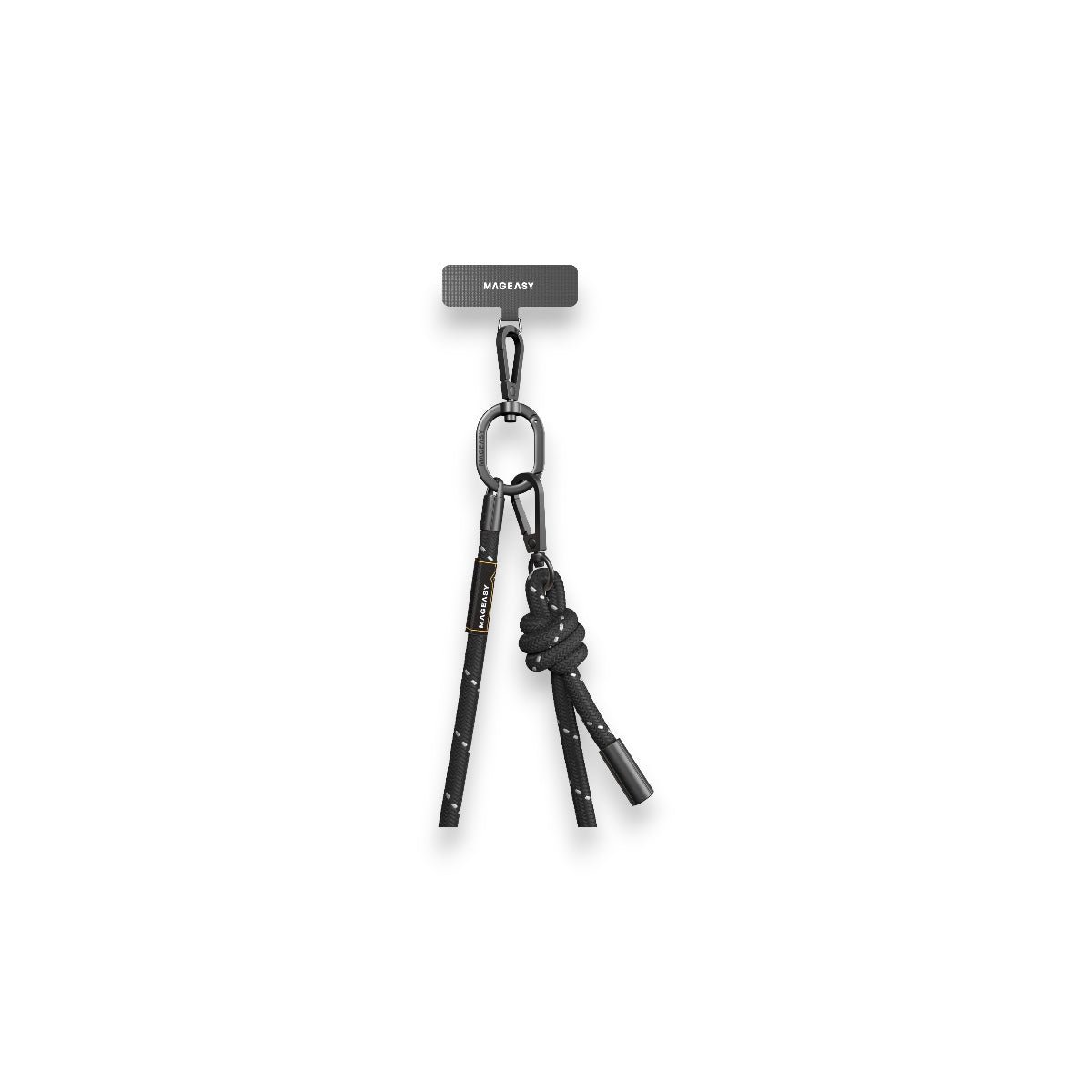 Accesorio SwitchEasy Strap 8.3 Mm para Cualquier Celular ( Reflective Black ) Color Negro — foto 3
