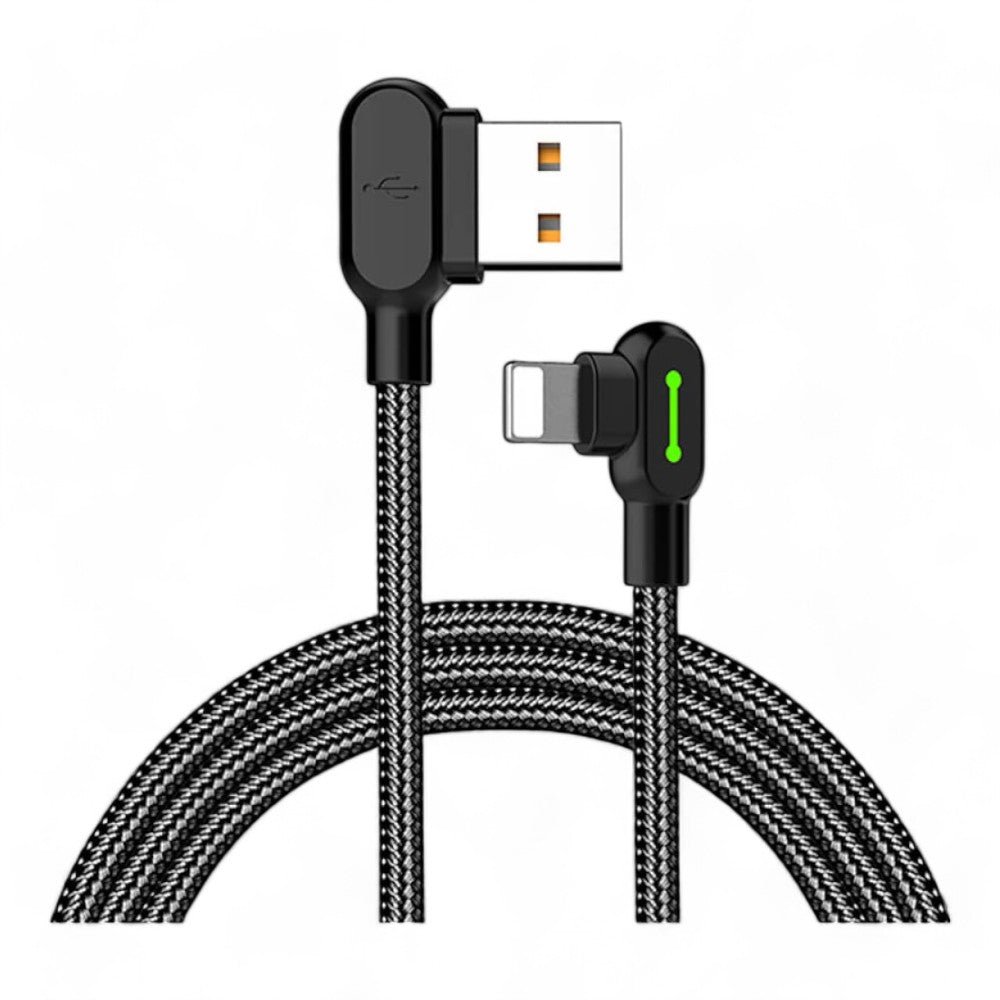 Cable McDodo USB Ca-4671 Button Series USB a Lightning Cable Color Negro — foto 2