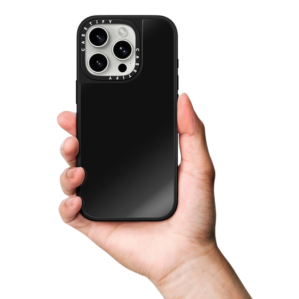 Case CASETiFY Mirror Marco Negro iPhone 16 Pro Max Negro — foto 5