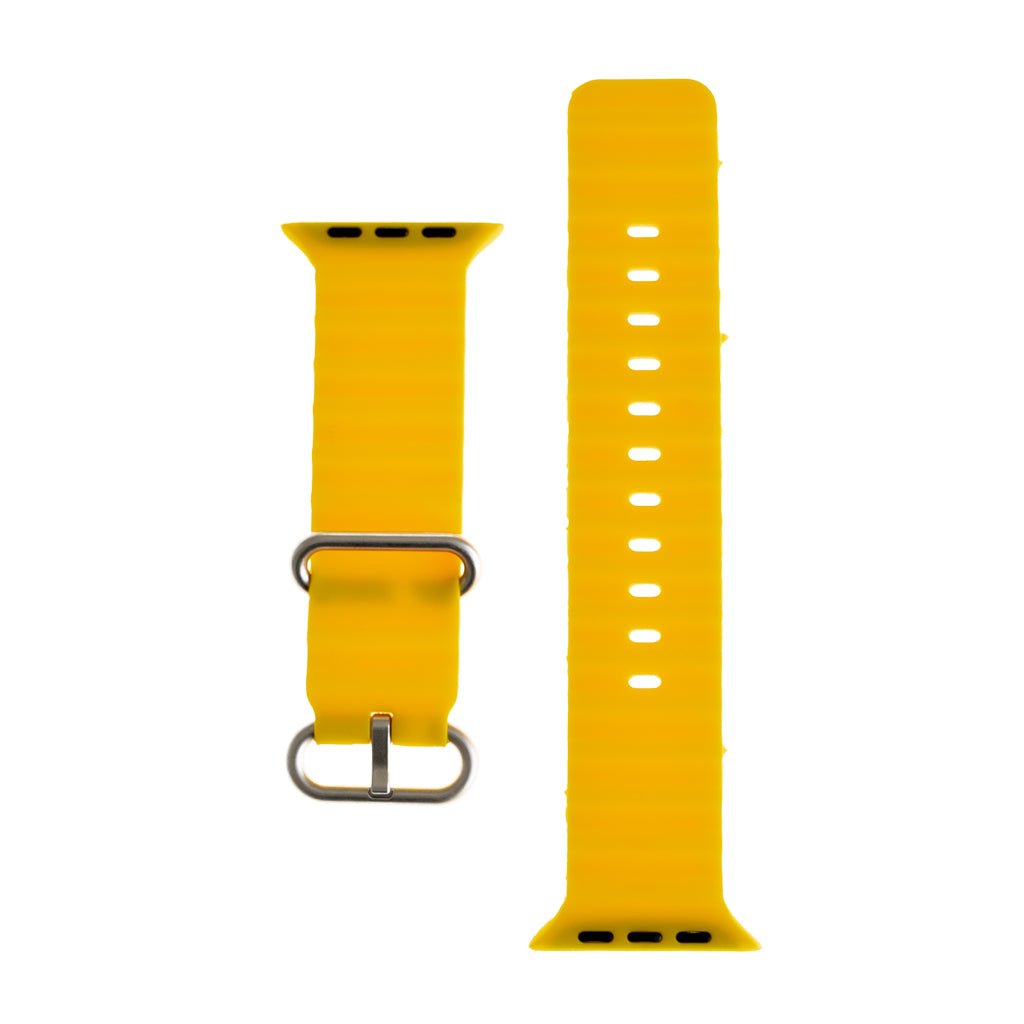 Accesorio El Rey Pulsera Silicon Ocean 42 / 44 / 49 Mm Amarillo — foto 2
