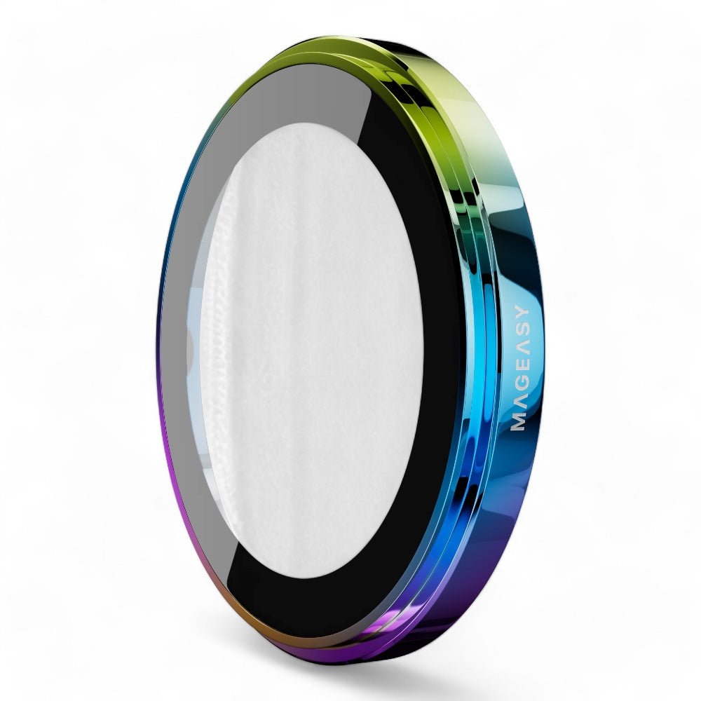 Accesorio MagEasy Vidrio Templado Cámara iPhone 16 Lenz Sapphire Lens Protector 2 Lenses / 2 Lenses Large Iridescent Color Multicolor — foto 2