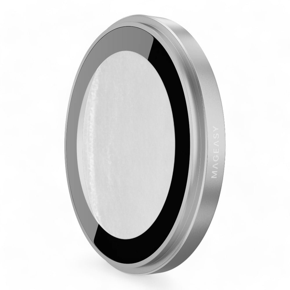 Accesorio MagEasy Vidrio Templado Cámara iPhone 16 Lenz Sapphire Lens Protector 2 Lenses / 2 Lenses Large Color Blanco — foto 2