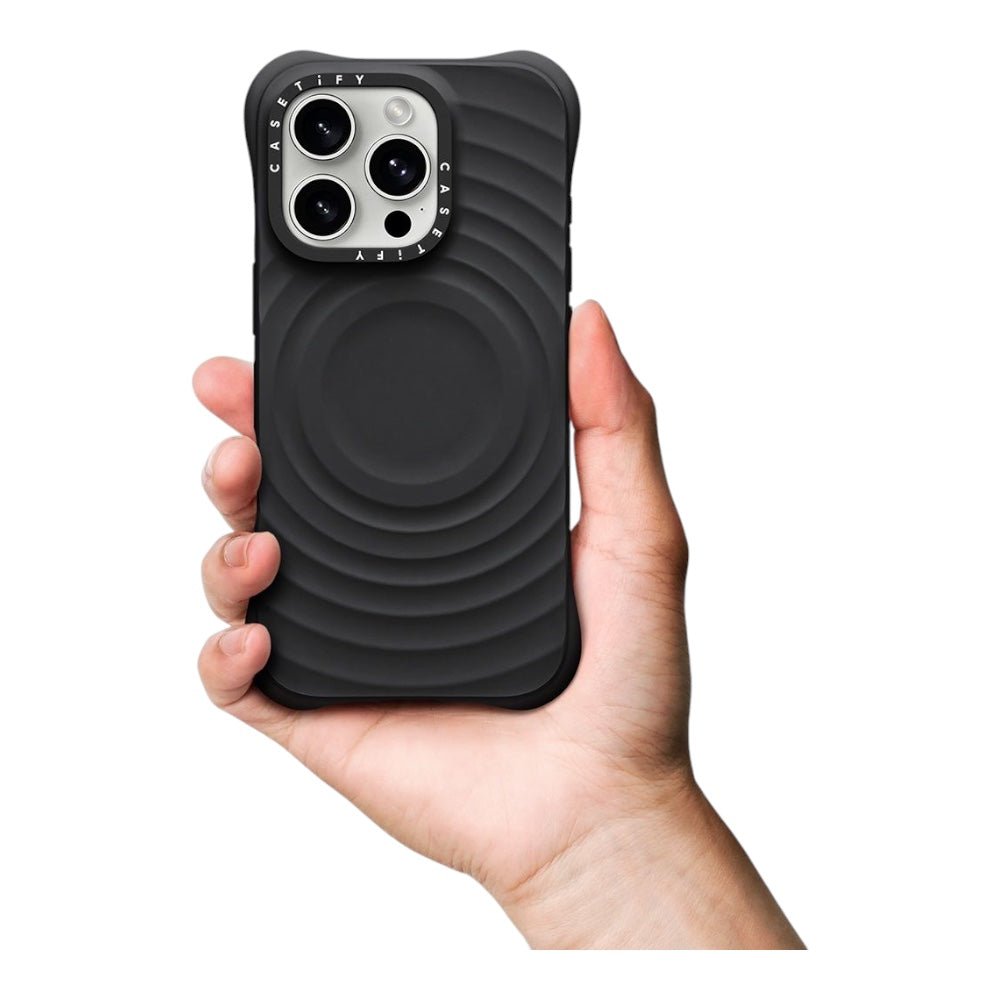 Case CASETiFY MagSafe iPhone 16 Pro Max Ripple Negro — foto 2