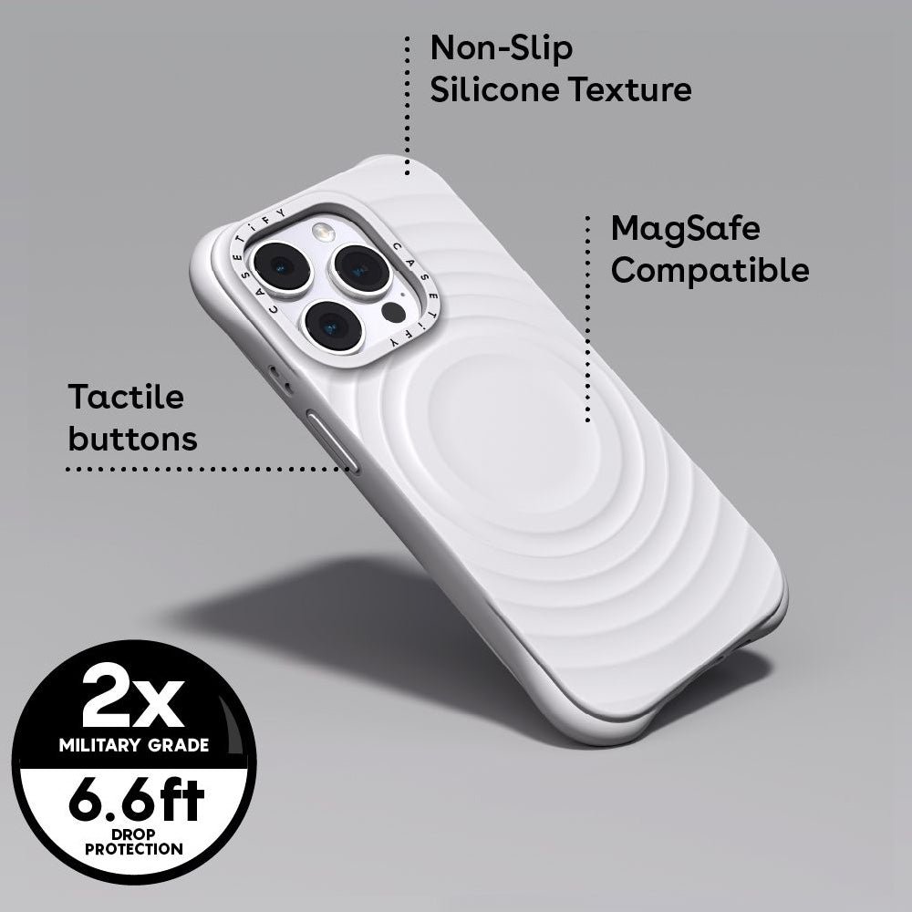 Case CASETiFY MagSafe iPhone 16 Pro Max Ripple Negro — foto 3