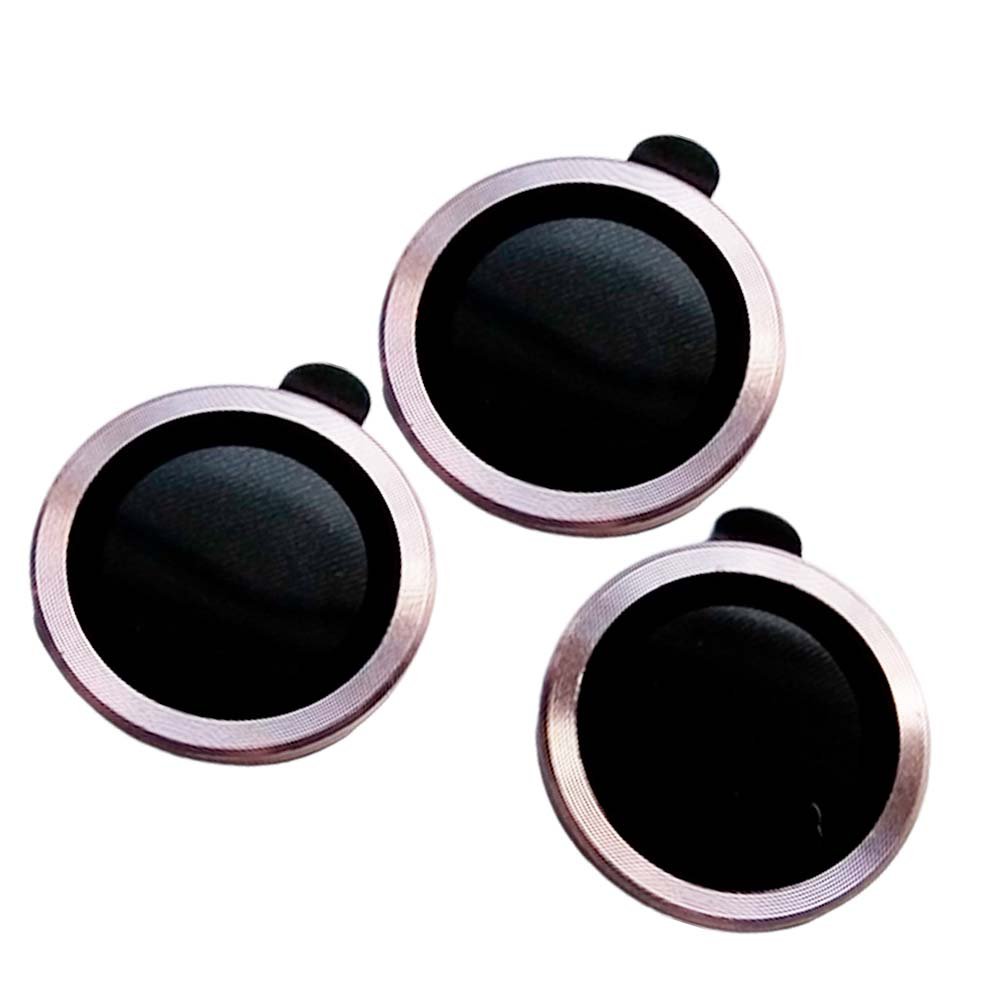 Accesorio el Rey Vidrio Templado Cámara iPhone 15 Pro Metal Color Rosado