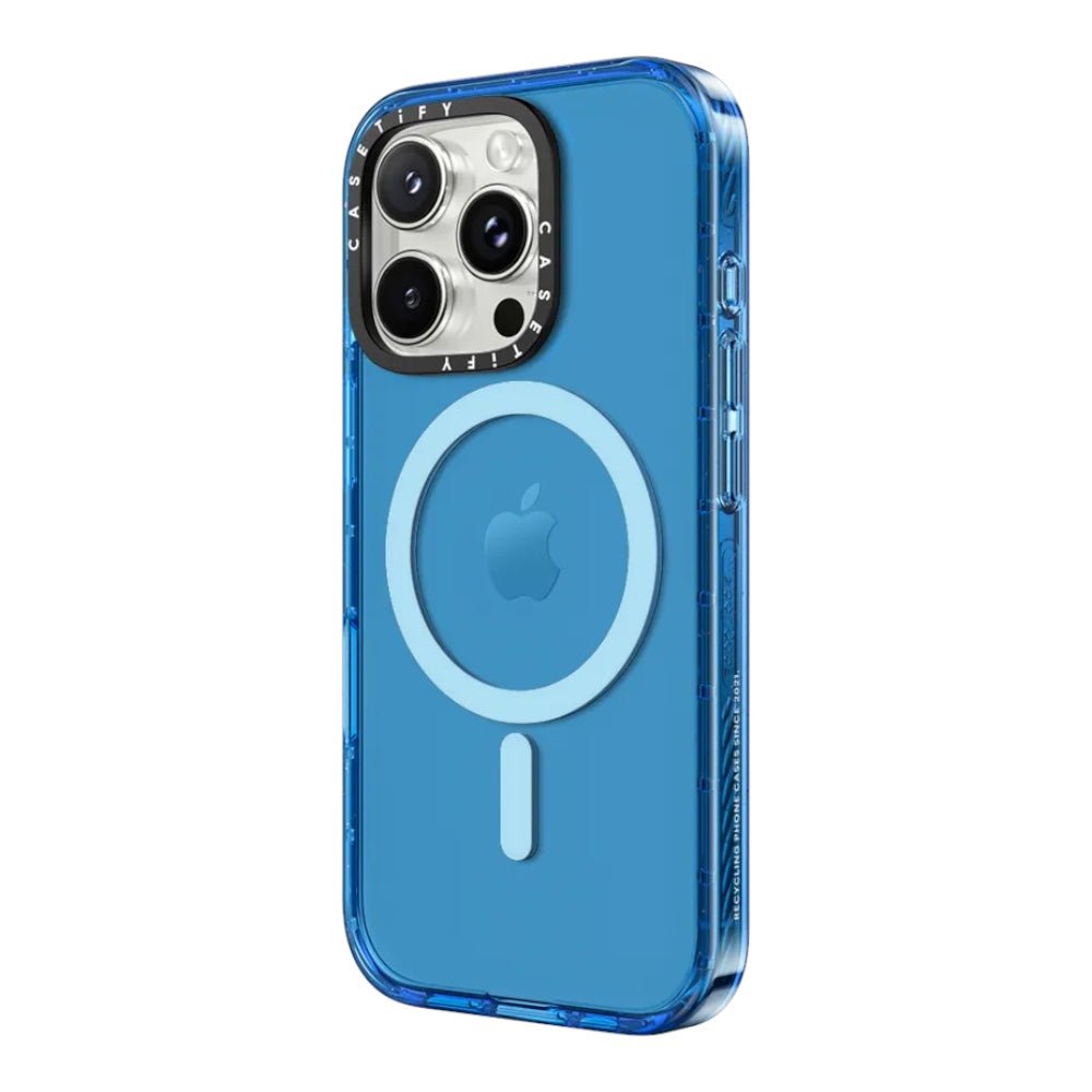 Case CASETiFY Impact con MagSafe iPhone 15 Azul — foto 3