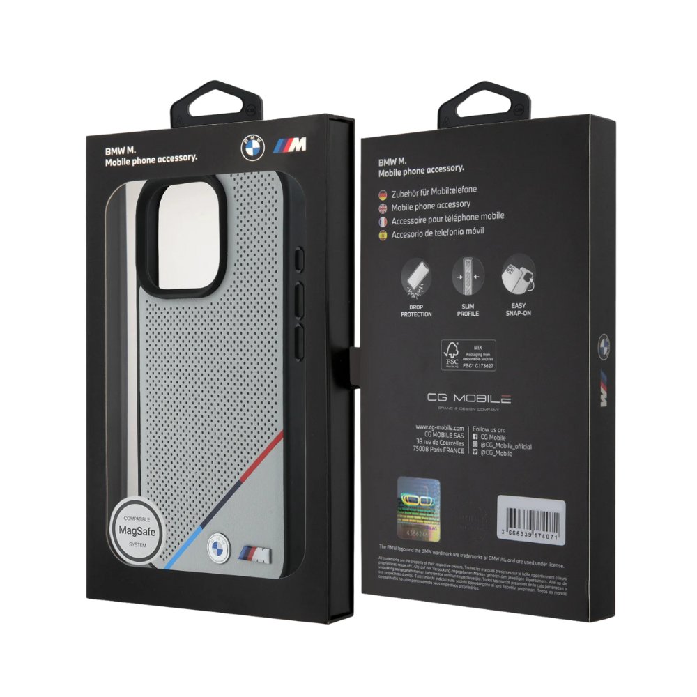 Estuche BMW Hc M MagSafe para iPhone 16 Pro Max - Gris — foto 3