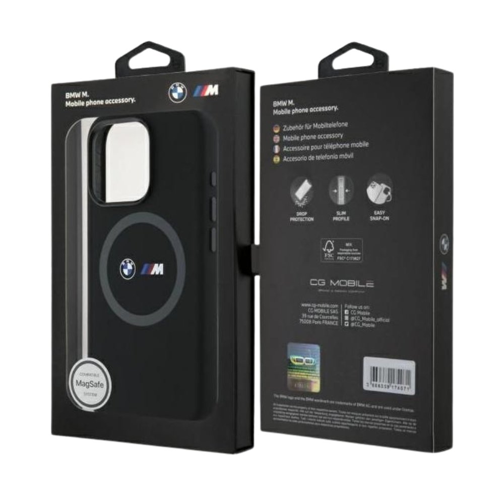 BMW Hc M MagSafe Silicone Printed Ring Black iPhone 16 Pro Max — foto 3