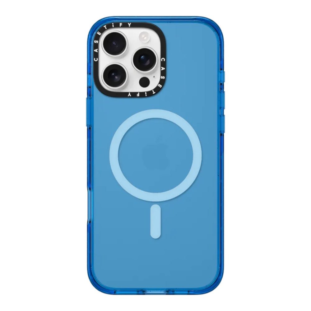 Case CASETiFY Impact con MagSafe iPhone 15 Pro Max Azul