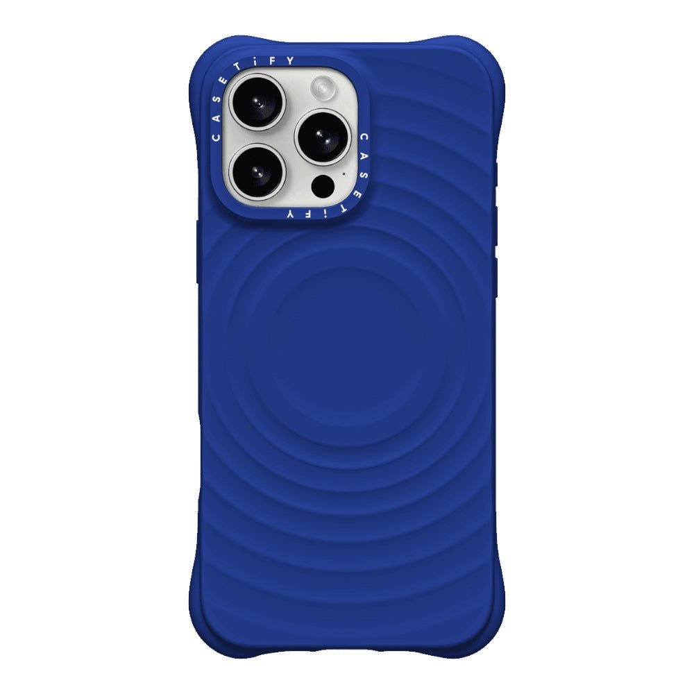 Case CASETiFY Ripple iPhone 15 Azul