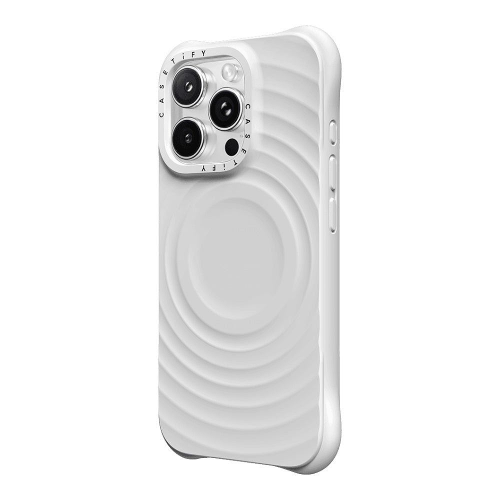 Case CASETiFY Ripple iPhone 15 Pro Max Blanco — foto 2