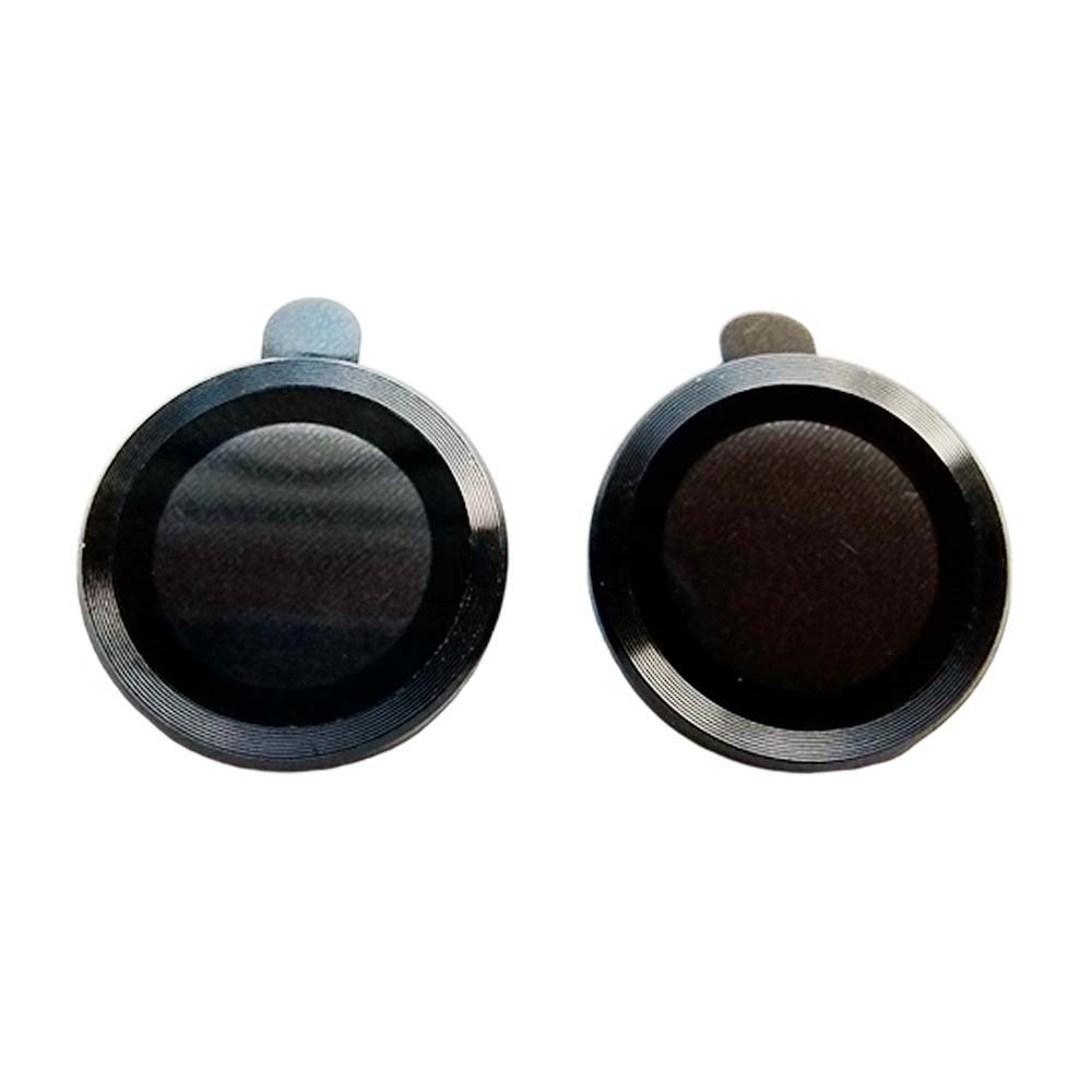 Accesorio el Rey Vidrio Templado Cámara iPhone 15 Metal Color Negro