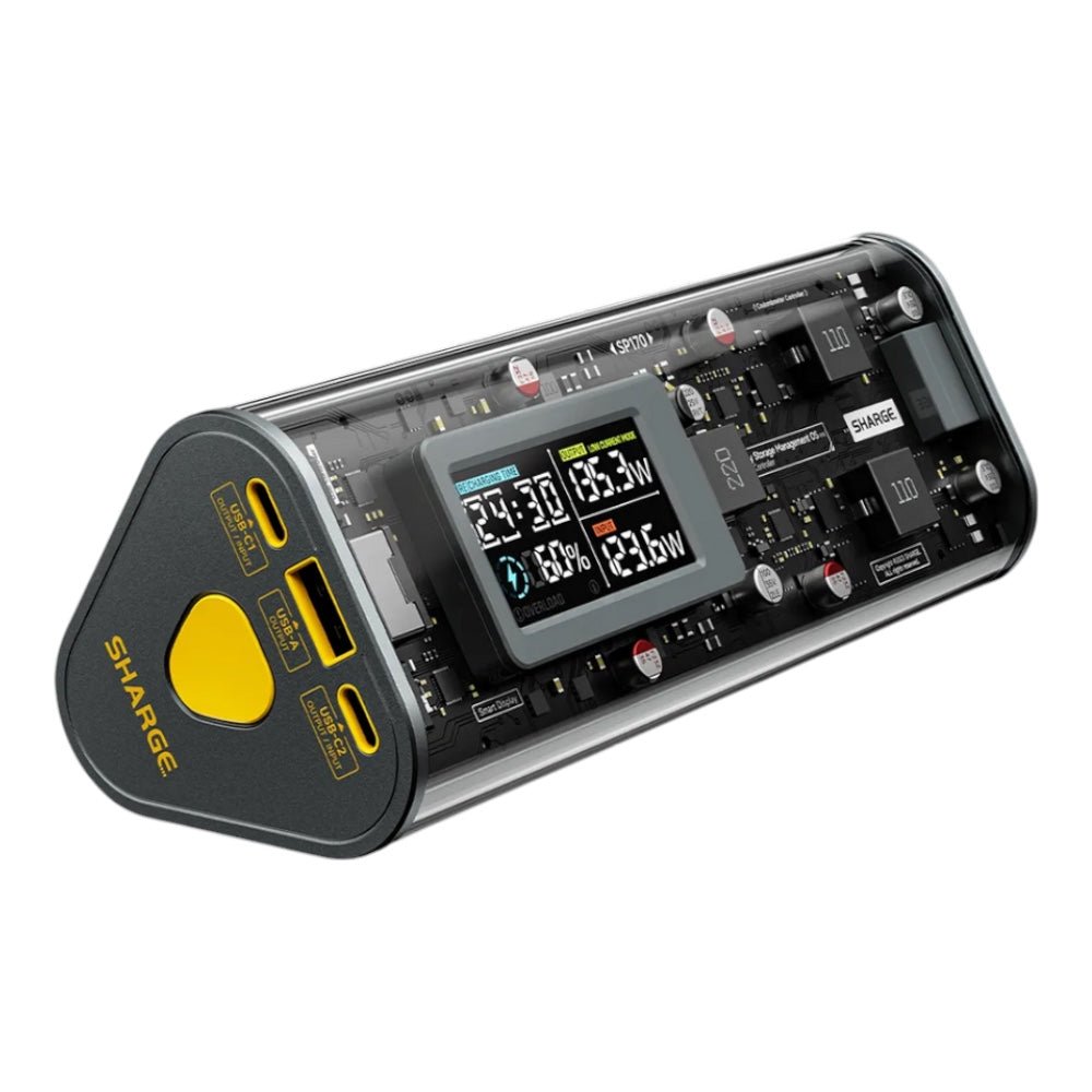 Accesorio Sharge Batería Shargeek 170 Capacidad 24,000 Mha Black/yellow Color Negro — foto 2