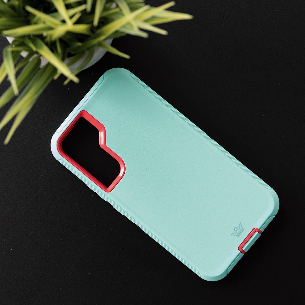 Case El Rey Defender | Samsung S22 Plus | Turquesa/rosado — foto 2