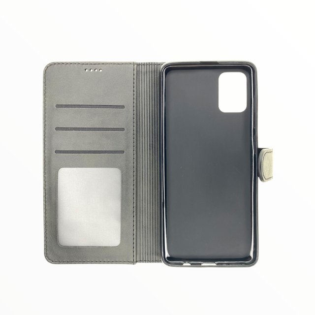 Estuche Carteras LC Imeeke Folio Libreta con Porta Tarjeta Samsung A41 Color Gris — foto 2